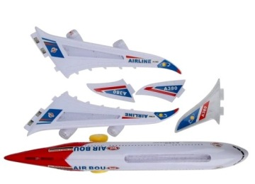 СВЕТ ПАССАЖИРСКОГО САМОЛЕТА ЗВУК приводит в действие БОЛЬШИЕ светодиоды A380 диаметром 45 см.