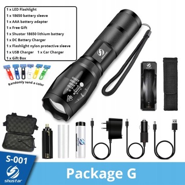 Latarka Shustar Led Latarka Ultra Bright L2/V6