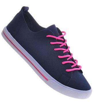 TRAMPKI granatowe tenisówki buty sportowe 11326 38