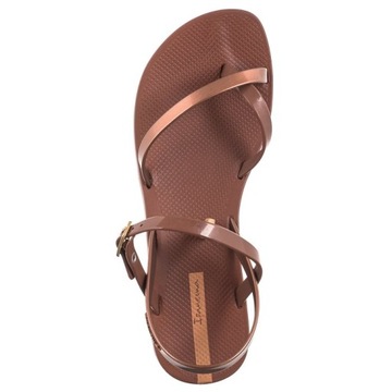 Buty Damskie Sandały Ipanema Fashion Sand VII Fem 82842 Brown Bordowe