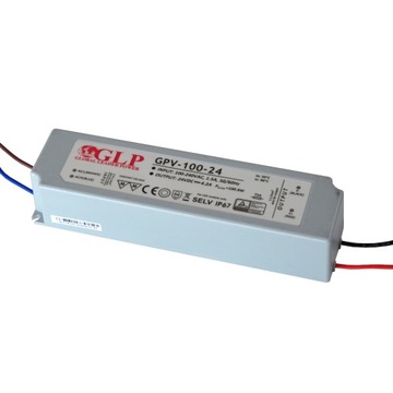 GLP ZASILACZ WODOODPORNY DO LED IP67 GPV-100-24 100W 24V