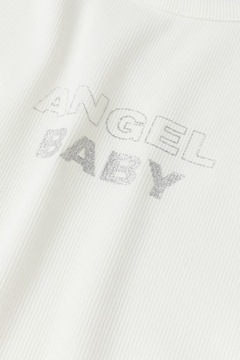 H&M HM Krótki T-shirt bluzka ANGEL BABY 38 M