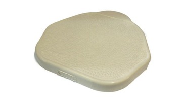 Москитное сиденье резиновое, кремовое, оригинальный рисунок.