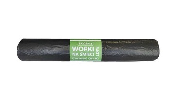 WORKI NA ŚMIECI CZARNE 120L 25SZT BARDZO MOCNE!