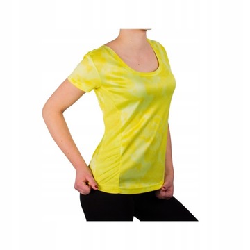 T-SHIRT DAMSKI SPORTOWY żółty XS