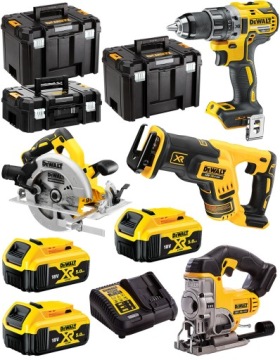 COMBO 4 narzędzi akumulator 3x5Ah DeWALT DCK421P3T