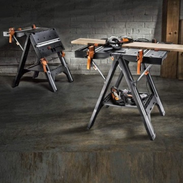 WORX WX051 складной рабочий стол с 2 зажимами