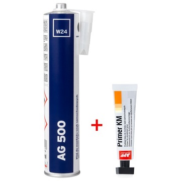 Zestaw do wklejania szyb samochodowych 320ml W24: klej + podkład do kleju