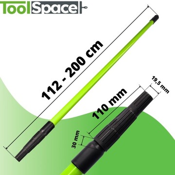 ТЕЛЕСКОПИЧЕСКАЯ РУЧКА 1,1–2 М ТЕЛЕСКОП ДЛЯ ПОКРАСКИ ПОДХОДИТ ДЛЯ ВСЕХ РОЛИКОВ