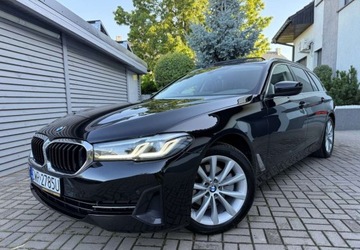 BMW Seria 5 G30-G31 Touring Facelifting 2.0 520i 184KM 2021 BMW Seria 5 BMW Seria 5 520i Touring Luxury Line 2.0 Benzyna 184KM