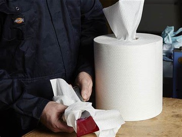 Бумажное ПОЛОТЕНЦЕ ОЧИСТИТЕЛЬНОЕ целлюлоза 200м 1Рул.