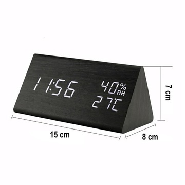БУДИЛЬНИК ЭЛЕКТРОННЫЕ ЧАСЫ ТЕРМОМЕТР ЦИФРОВОЙ БУДИЛЬНИК СТАНДАРТНЫЕ ЧАСЫ БЕСШУМНЫЕ