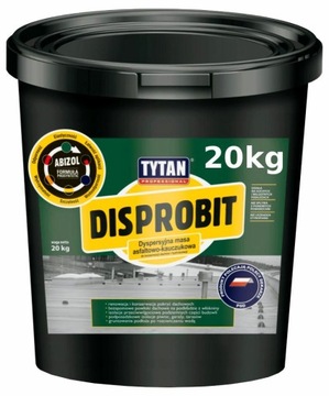 TYTAN DISPROBIT TYTAN MASA ASFALTOWO-KAUCZUKOWA hydroizolacyjna 20L