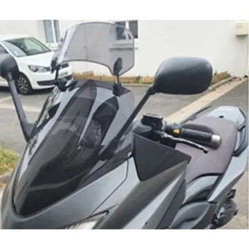 Универсальный мотоциклетный дефлектор Регулируемое ветровое стекло 28 см Дымчатое