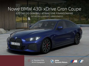 BMW Seria 4 G22-23-26 Coupe 2.0 430i 245KM 2025 BMW Seria 4 30i xDrive Gran Coupe 245 KM - Pakiet M Pro - Adaptacyjne LEDy