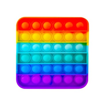 Круглый Push Pop Bubble Rainbow CE Safe