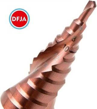 КОБАЛЬТОВЫЕ СТУПЕНЧАТЫЕ КОНИЧЕСКИЕ СВЕРЛА ДЛЯ МЕТАЛЛА СТАЛИ HSS CO/M35 НАБОР