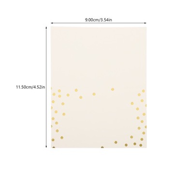 50 szt. Wizytówki z miejscem do siedzenia Wizytówk