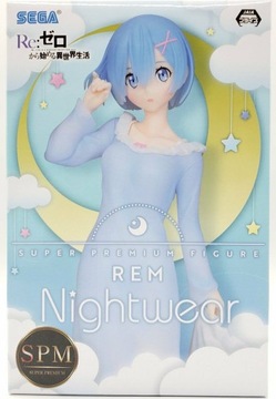 ANIME RE ZERO ФИГУРА Rem Ночное белье SEGA JAPAN