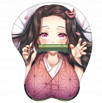 3D Nezuko Demon Slayer-Kamado Wrist Rest Mouse Pad