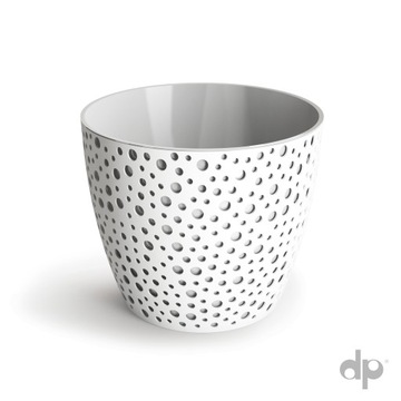 Doniczka plastikowa na kwiatka do domu ogrodu VERO fi. 15 cm