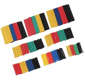 6x НАБОР ТРУБ ТЕРМОУСАДОЧНЫЕ ТРУБКИ 328 ШТ. ИЗОЛЯЦИОННЫЕ РАЗЪЕМЫ