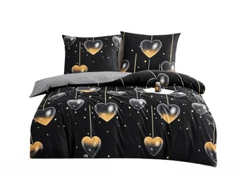 Pościel 200x220 ELWAY 100% Bawełna Komplet Pościeli Satynowej wzór 6299