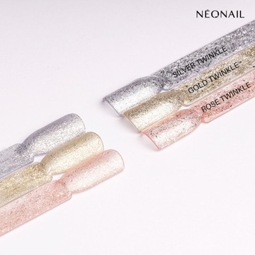 NEONAIL Гибридная база GLITTER EFFECT BASE ROSE TWINKLE 7,2 мл