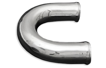 Kolanko aluminiowe 180' 57mm, 60cm