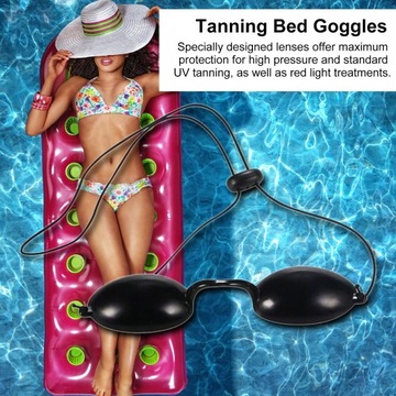 Flexible Tanning Bed Goggles Eye Protection UV
