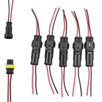 5 sztuk/zestaw najnowszy 2 Pin Way Car wodoodporny