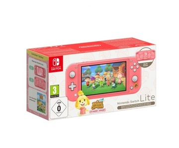 NINTENDO SWITCH LITE ANIMAL CROSSING: NEW HORIZONS ISABELLE ALOHA EDITION
