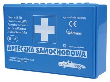 SAMOCHODOWA APTECZKA PIERWSZEJ POMOCY ZESTAW E-04