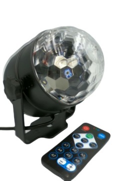 ДИСКО-ПРОЕКТОР ДИСКО-ШАР RGB LED ДИСТАНЦИОННЫЙ ДИСТАНЦИОННЫЙ СВЕТОВОЙ ШАР