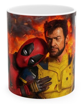 Kubek WZORY dowolny napis imię Deadpool 3 Wolverine film Dogpool Ladypool