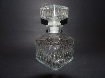 Szklana karafka, PRL, Vintage, 450 ml, szkło