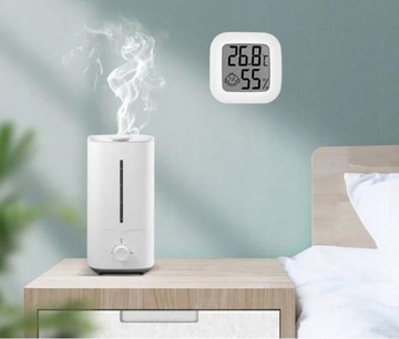 ЭЛЕКТРОННЫЙ ТЕРМОМЕТР НАДЕЖНЫЙ ЦИФРОВОЙ КОМНАТНЫЙ ГИГРОМЕТР МЕТЕОСТАНЦИЯ