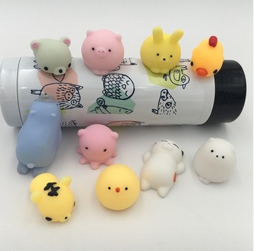 Moji Toys Squishy Mochi антистрессовые игрушки 50 штук