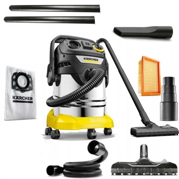 ODKURZACZ UNIWERSALNY KWD 6 KARCHER WD PRZEMYSŁOWY NA SUCHO MOKRO MOCNY SET