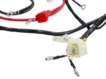 Электромонтаж скутера GY6 139QMB на колесах 12 дюймов, большой скутер объемом 50 куб.см.