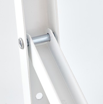 СКЛАДНОЙ УГЛОВОЙ КРОНШТЕЙН ДЛЯ ПОЛКИ L 300, БЕЛЫЙ