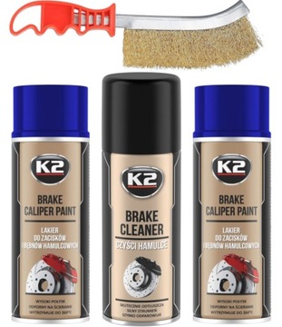 K2 BRAKE CALIPER FARBA LAKIER DO MALOWANIA ZACISKÓW HAMULCOWYCH NIEBIESKI