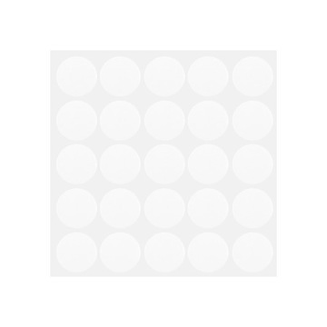 10 LISTKÓW- ZAŚLEPKI MEBLOWE SAMOPRZYLEPNE FI14 MM KOLOR BIAŁY GŁADKI - 320