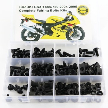 do Suzuki GSX-R600 GSXR 750 2004 2005 motocykl kompletne pełne owiewki zest