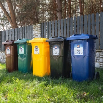 КОНТЕЙНЕР ДЛЯ МУСОРОВ ОБЪЕМОМ 120 Л, КОРИЧНЕВЫЙ КОНТЕЙНЕР ДЛЯ СЕГРЕГАЦИИ БИООТХОДОВ ДЛЯ БИООТХОДОВ