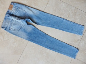 ZARA TRAFALUC JEANSY RURKI JAK NOWE R. 36