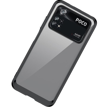 Чехол Outer Space Case Xiaomi Poco X4 Pro 5G с гибкой рамкой из черного золота
