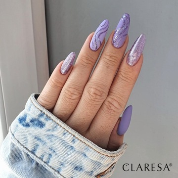 CLARESA ГИБРИДНЫЙ ЛАК ДЛЯ НОГТЕЙ ПУРПУРНЫЙ БЛЕСК 5 мл ПОЛНЫЙ БЛЕСК 6