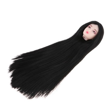 стрижка 1/6 с черными волосами для