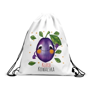 Worek Plecak Do Przedszkola Na Buty Imię ŚLIWECZKA